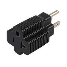 2PACK Nema 15 Amp to 20 Amp Plug Adapter ETL Listed NEMA 5-15P to 5-15/20R Co...