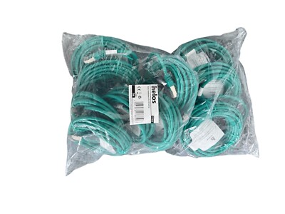 10x helos 117833 CAT5e SF/UTP 5m 5 m Cat5e SF/UTP (S-FTP) RJ-45 RJ-45 grün