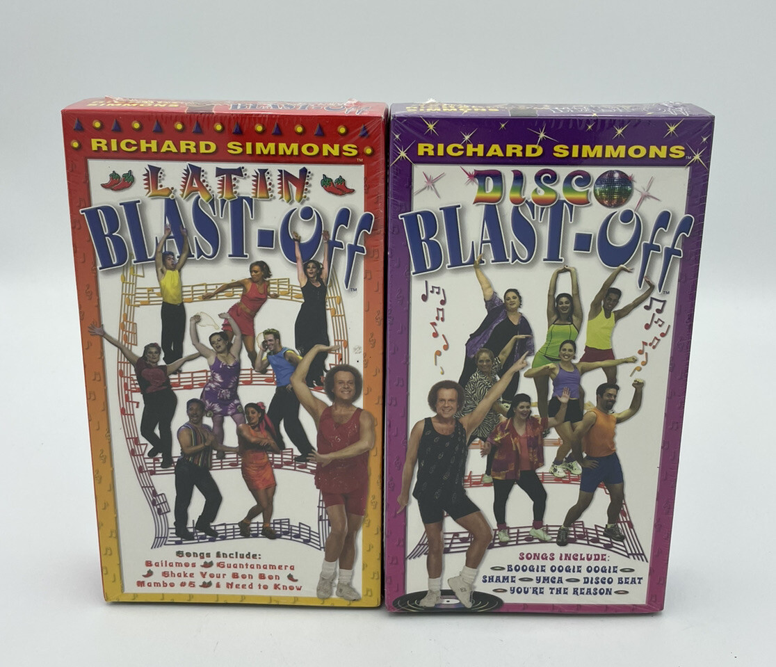 NEW Richard Simmons Latin Blast Off And Disco Blast Off