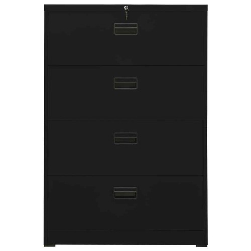 Classeur noir économies 90x46x134 cm acier