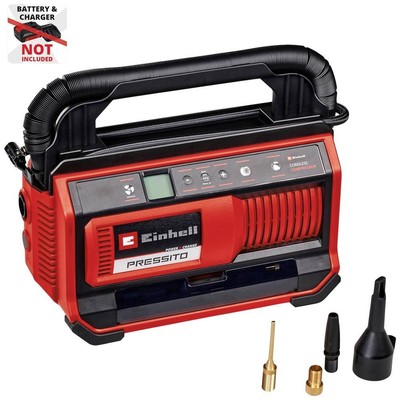 Einhell 4020420 Akku-Kompressor PRESSITO 18/25 Power X-Change 11 bar Digitales