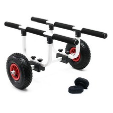 Aluminiowy wózek transportowy 90kg opona pneumatyczna Ø26cm wózek kajakowy kajakowy wózek kajakowy kajakowy kajak