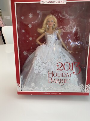 2013 Barbie Holiday doll X8271 Collector 25th Limited Christmas