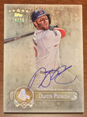 Dustin PEDROIA 2013 Topps Five Star AUTO #FSBA-DP 24/25 NM Red Sox 