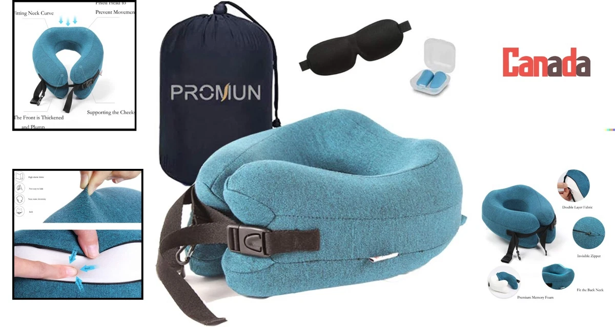 Super Soft Ultra Premium Memory Foam Travel Pillow U Shape