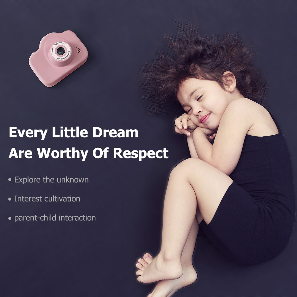 Mini Camcorder Toy with Lanyard Child Selfie Camera Toy for Children Party Gifts-image