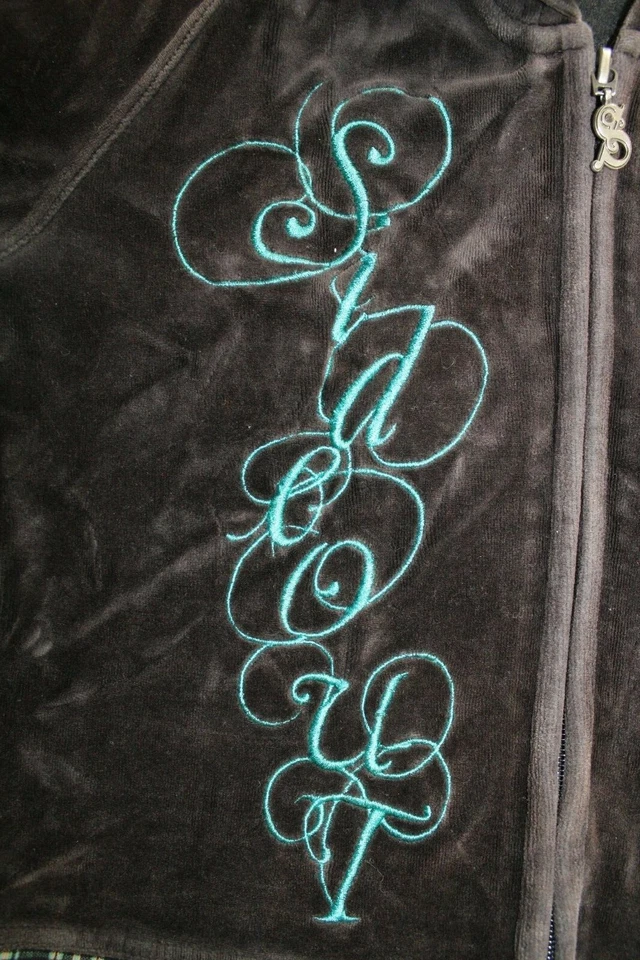 Девочка с капюшоном бархата полный молнии куртка, размер: L (14) - Изображение 2 из 4