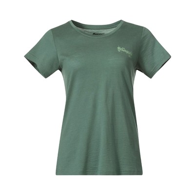Bergans 6879 Dark Jade Green/Light Jade Green Damen T-Shirt