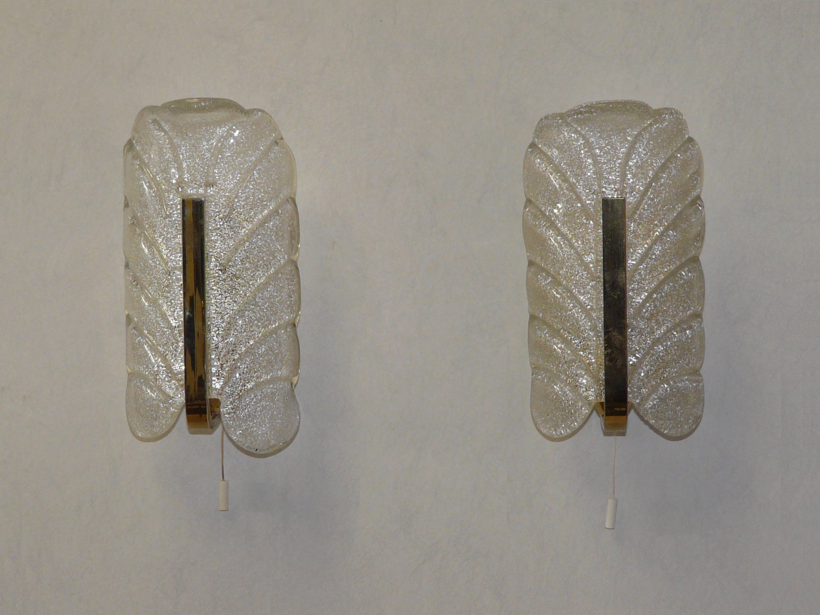 Fagerlund Carl Glass 1 Lights Wall Vtg 3 Of 1 For Leaf