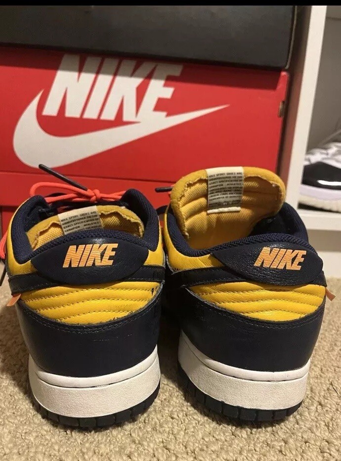 OFF WHITE X NIKE Taglia 13 Nike Dunk Low x OFF WHITE University G 2019 USATE