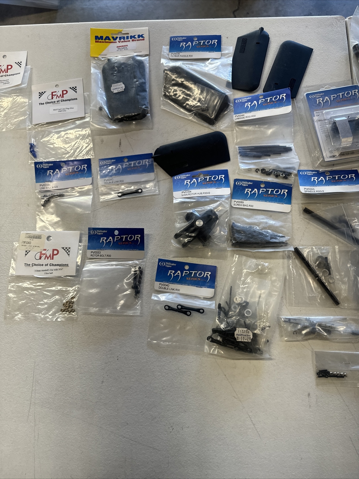 THUNDER TIGER RAPTOR RC HELICOPTER PARTS LOT eBay