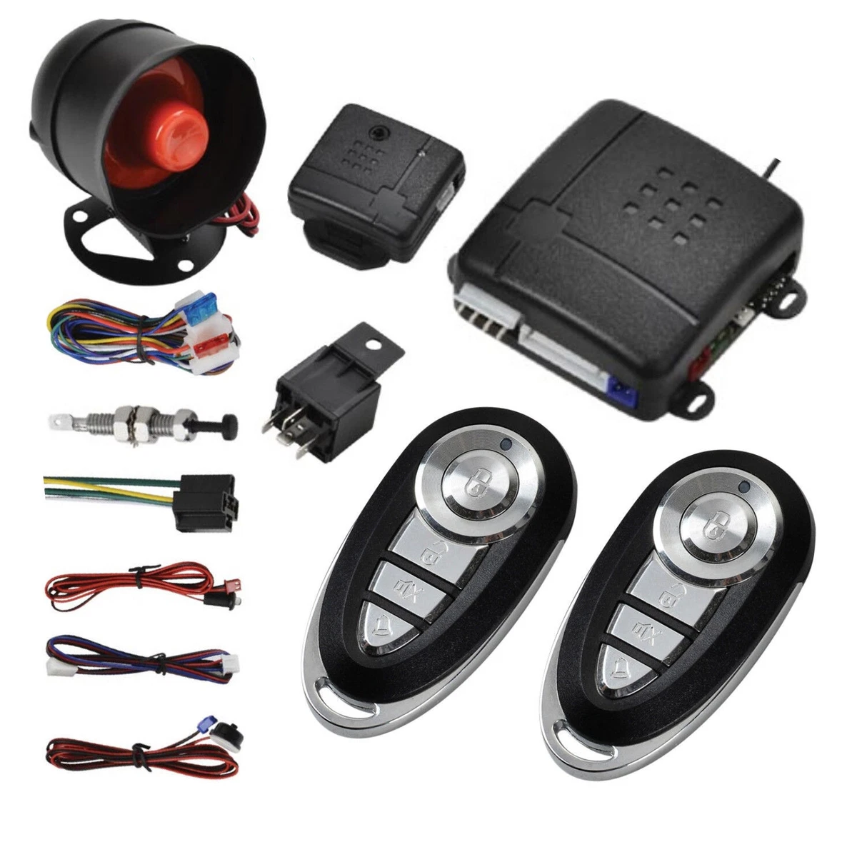 universal dc12v one way car alarm