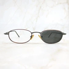 Inface Sunglasses Frame 7028 Unisex Gunmetal Gray Full Rim Oval Shape 47-19
