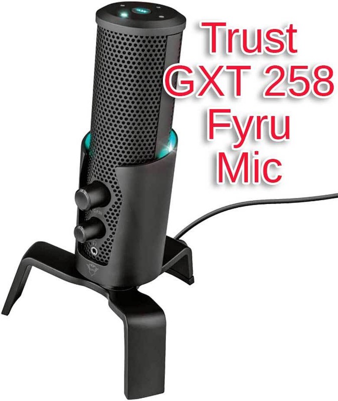 Microphone Streaming Gaming Podcast Vlogging Metal Trust Fyru Metal 4 Mode