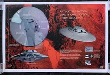 Signed Bob Lazar UFO AREA 51 Roswell Autographed Alien poster