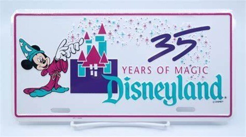 Disneyland 35 Years of Magic記念ライセンスプレート Disneyland 35 Years of Magic記念ライセンスプレート - メルカリ
