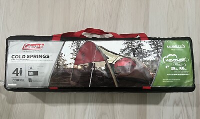 Coleman Cold Spring 4 Persons Dome Tent With Porch | eBay