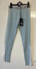 Beck & Hersey New Sky Blue Ennis Leggings UK Size 10 Inside Leg 28”