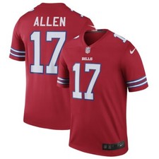 Buffalo Bills Josh Allen #17 Nike Red 2025 Color Rush NFL Legend Jersey