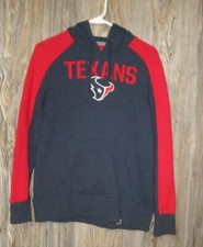 Houston Texans Hoodie Pro Line NFL Football Fanatics Sz Small Navy Red Pullover