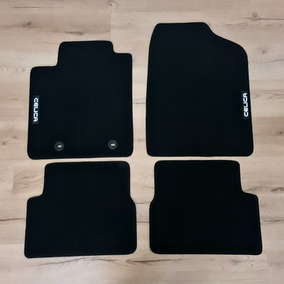 Car Floor Mats Velour For Toyota Celica 1999-2005 Waterproof Black Carpet Liners