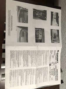 Einbauanleitung Blaupunkt Radio für u.a.Mercedes VW AUDI BMW NSU OPEL PORSCHE