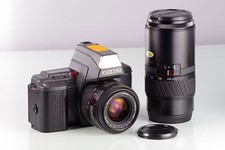 YASHICA CLASSIC CAMERA REFLEX AF 230 + 35-70mm + 70-210mm + CS-110 MADE IN JAPAN