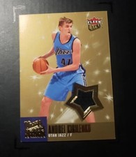 2007 UD Gold Ultra Stars # US -9 Andrei Kirilenko  Game Used 