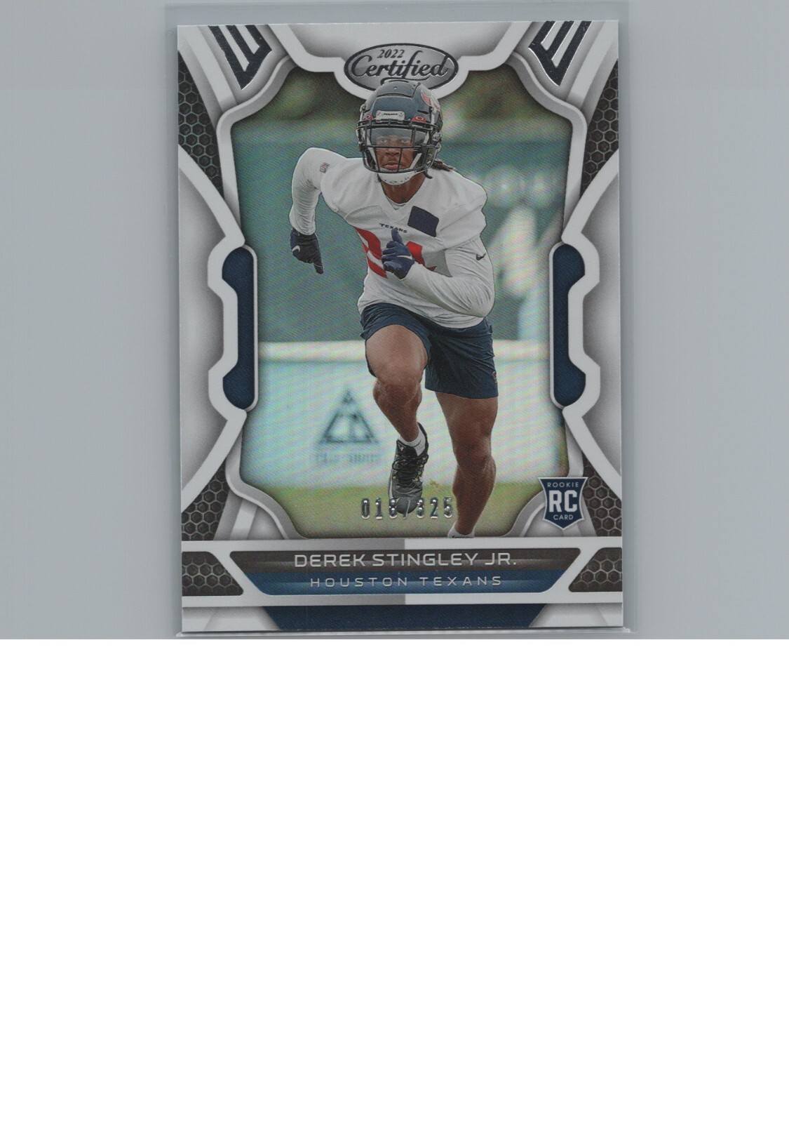 2022 Panini Certified DEREK STINGLEY JR RC ROOKIE MIRROR #143 TEXANS /325 LSU