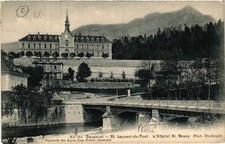 Old postcard St-LAURENT-du-PONT - L'Hopital St-Bruno - Dauphiné (489948)