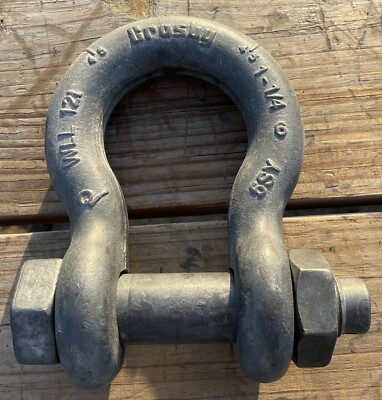 Crosby 2130 Bolt Type Shackle, Size 1-1/4 inch, 12 ton WLL | eBay
