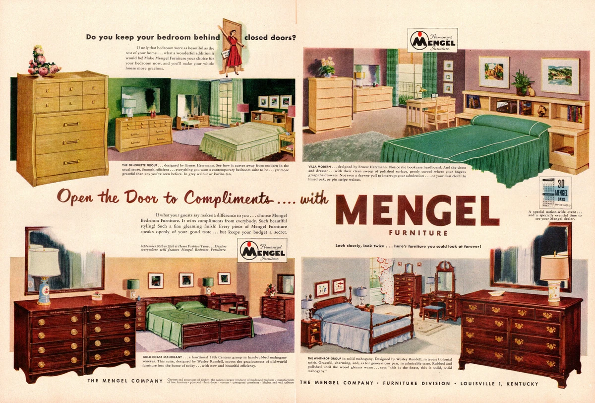 Vintage bedroom furniture 1950s deals