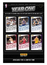 2024-25 Panini Instant NBA Year One 18 Card RC Set (PRESALE) Checklist In Pics