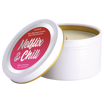 Jelique Pheromone Soy Massage Oil Candles 4 oz - Choose Scent