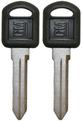 2 (Pair) NEW GM Logo Key OEM Made In USA - GM LOGO KEY 596222 12547778