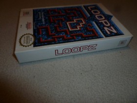 BOXED NINTENDO NES VIDEO GAME LOOPZ W BOX STYROFOAM INSERT MINDSCAPE 