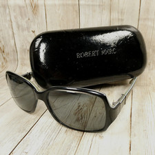 Robert Marc Black Blue Sunglasses w/Case FRAME ONLY - 546-1 56-16-120 France
