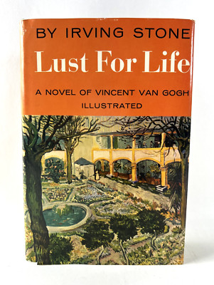 LUST FOR LIFE - IRVING STONE 1937 Hard Cover Dust Jacket VINCENT VAN GOGH