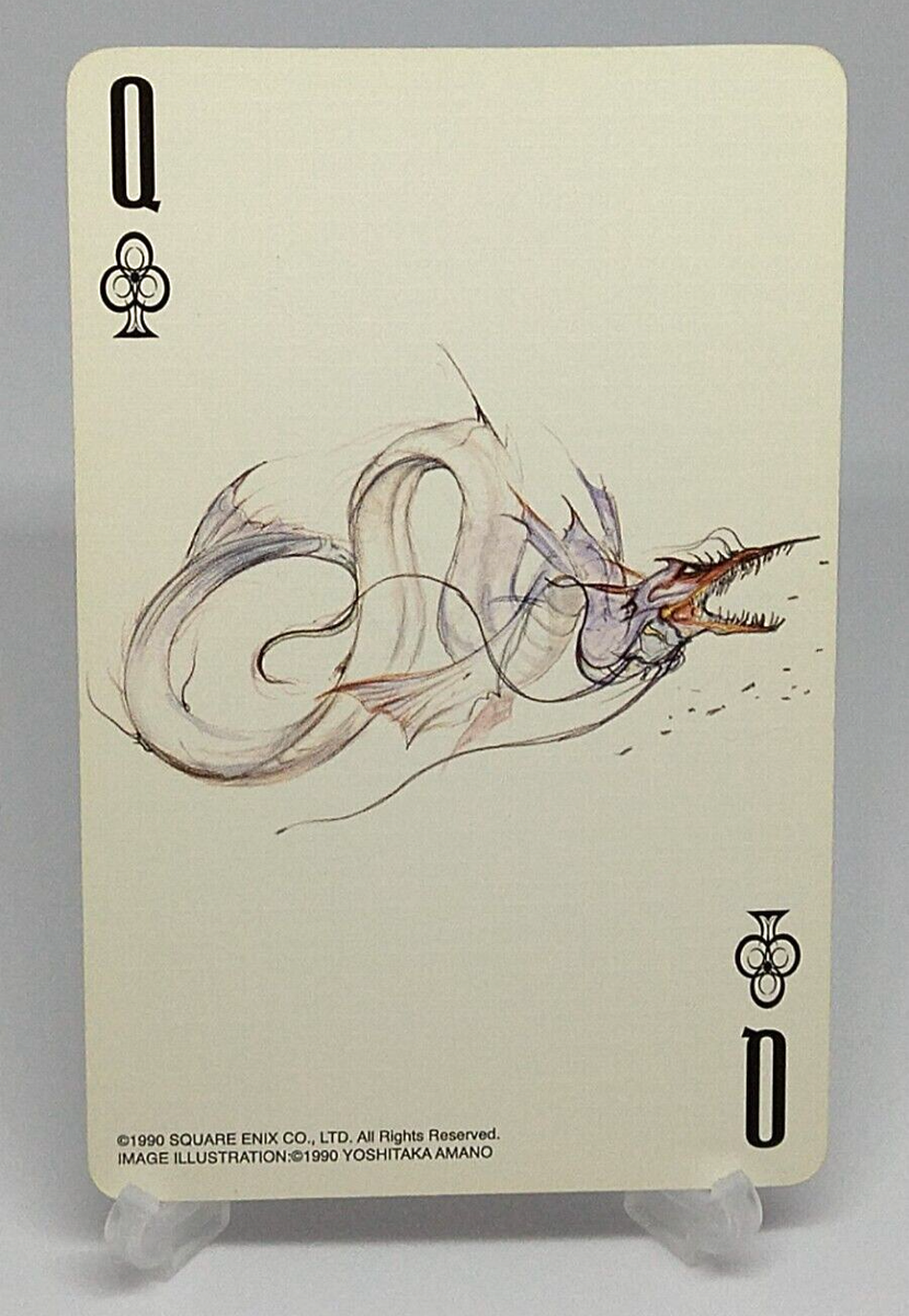 Final Fantasy 25th Anniversary Playing Cards Club Q Square Enix