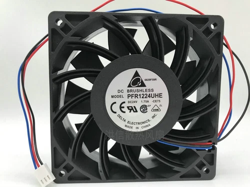 15 PFR1224UHE-CE75 12038 12CM 24V 1.75A 3-wire high-volume cooling fan