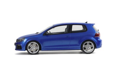 【VW Golf R】 Otto モデルカー 1/18 ブルー　ゴルフ 1/18 Volkswagen Golf VI R 2010 Blue Resin Model Car by Otto Mobile