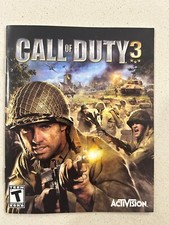 CALL OF DUTY 3 - PLAYSTATION 3 PS3 - INSTRUCTION MANUAL