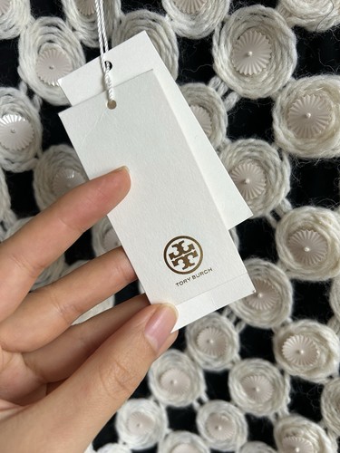 Tory Burch runway wool guipure embellished dress US6/UK10 - cream - RRP £1.8k - Picture 8 of 12