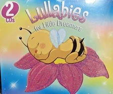 LULLABIES, for Little Dreamers, NEW 2 CDS 20 Tracks soft Instrumental for Babies
