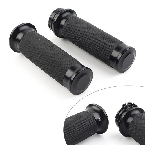 Manopole Manubrio 1 Pollice Nere Per Harley Touring Sportster XL883 XL1200 - Feiteplus