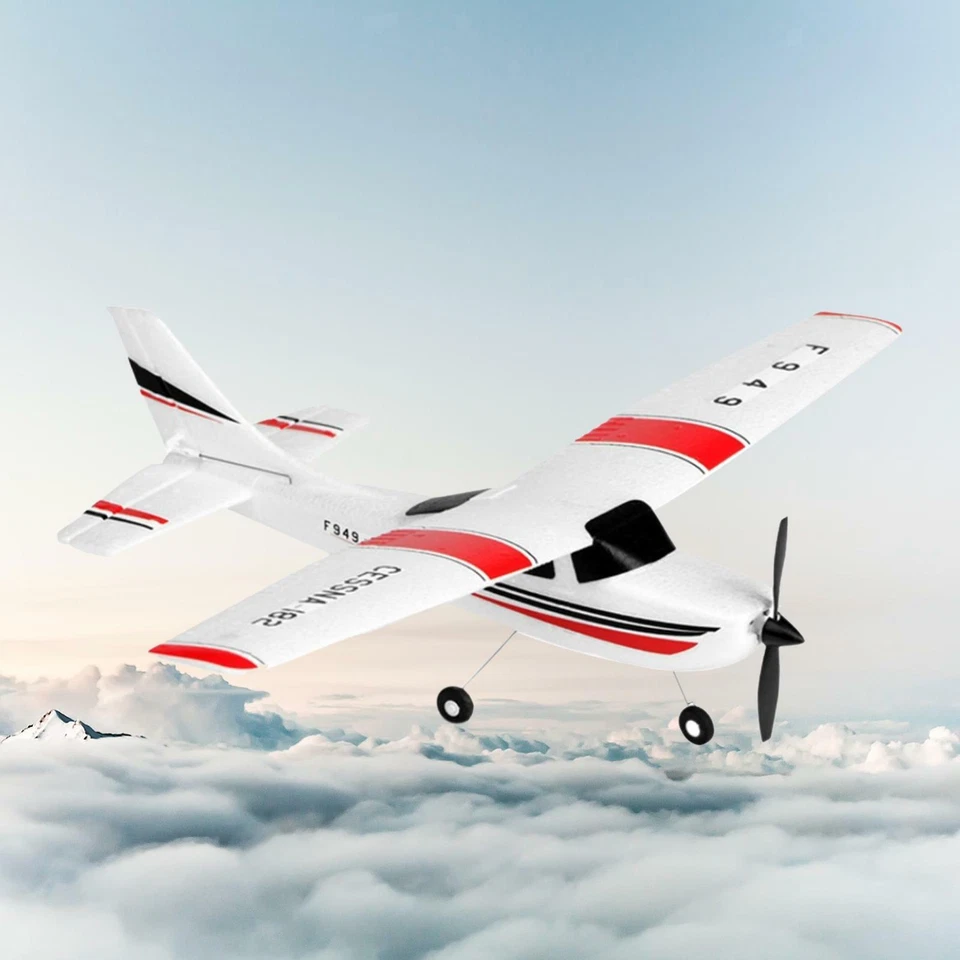 WLtoys F949 3CH 2.4G Cessna 182 Micro RC Aereo RTF Hobby Divertimento - Immagine 2 di 4