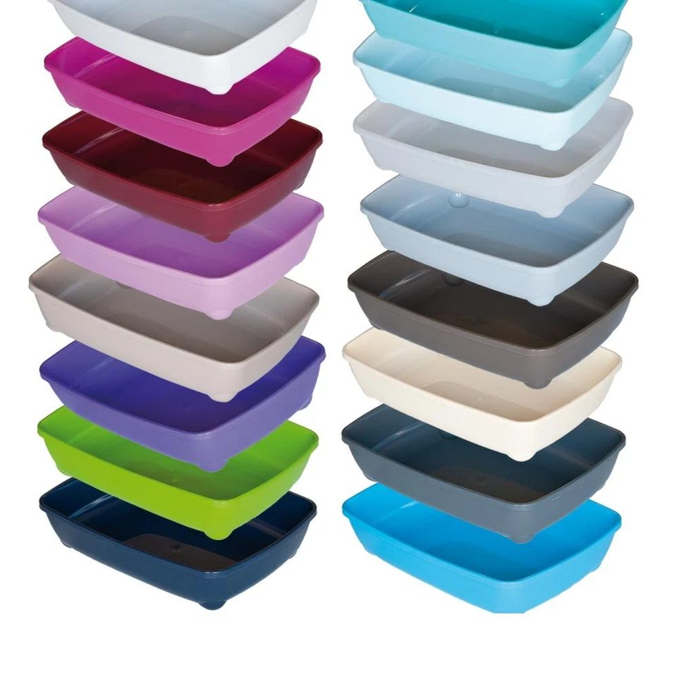 KARLIE Katzentoilette Schalentoilette Kunststoff Schale ca. 42 cm lang Größe M