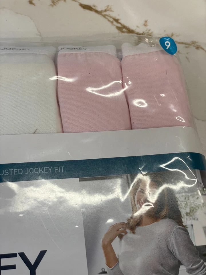 Paquete de 5 calzoncillos vintage Jockey Classics para mujer talla 9/XXL algodón rosa melocotón nuevos Foto 2 de 4