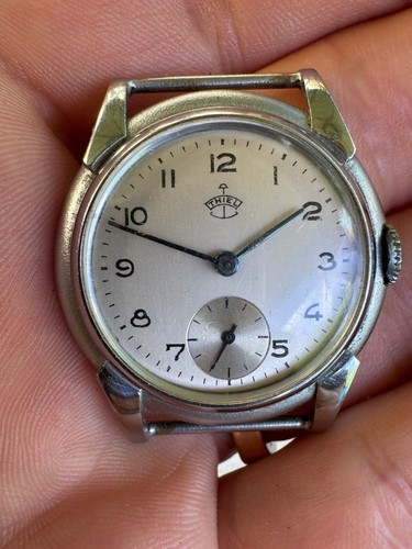sell rare watch thiel rare movement geneve volna germany old nice condition