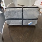 50's Airway Aluminum Laundry Shipping Container with Canvas Straps 20.5”x11.5” — photo 5